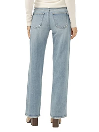 Loose & Low Rise Straight Leg Jeans