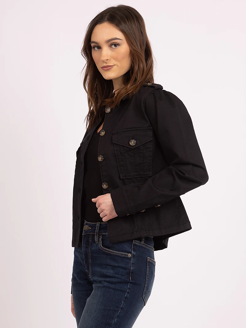 prima button front jacket
