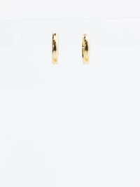 mini huggie earrings gold