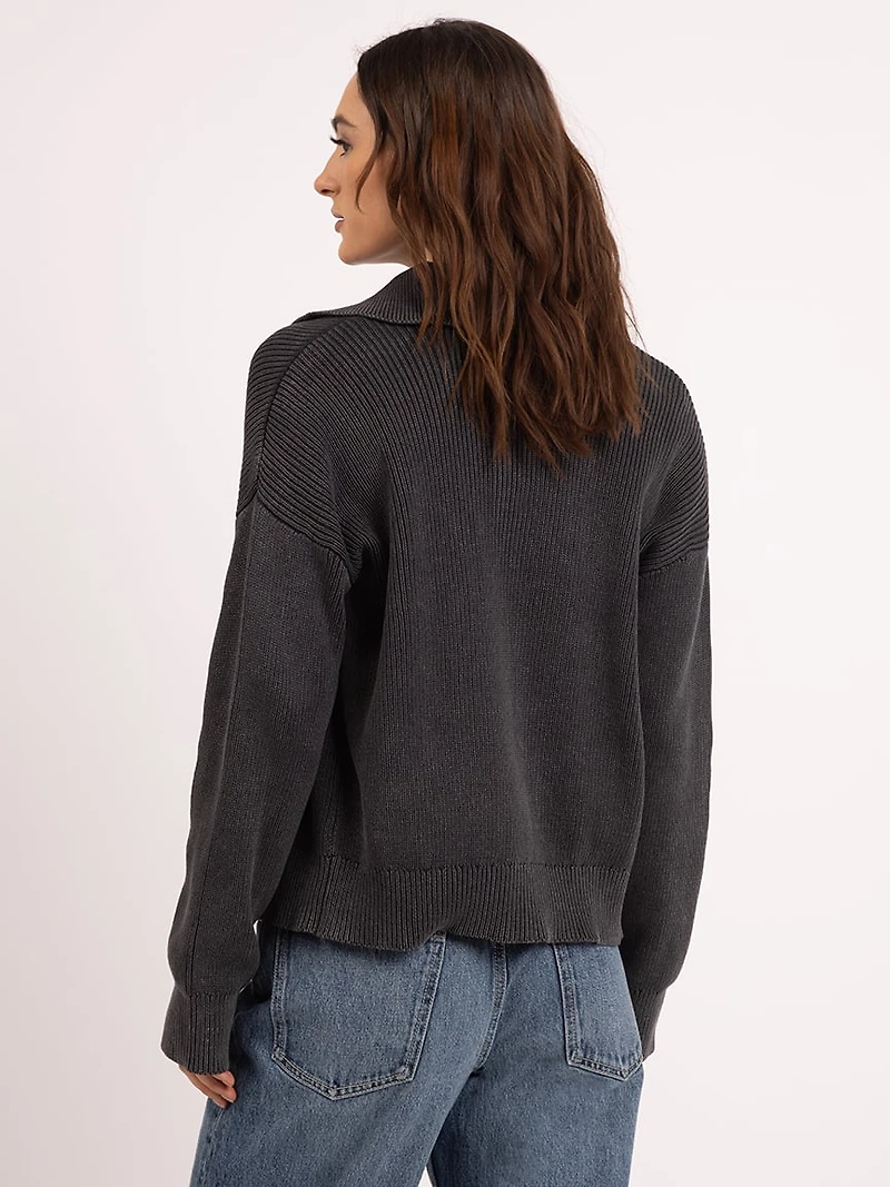 marta button front cardigan