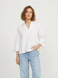 caro poplin blouse