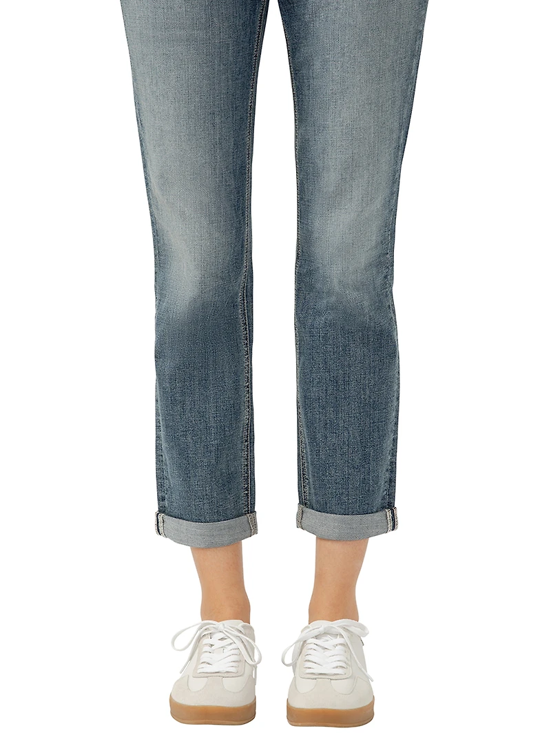 Beau High Rise Slim Leg Luxe Stretch Jeans