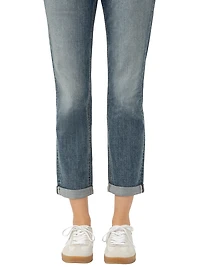 Beau High Rise Slim Leg Luxe Stretch Jeans