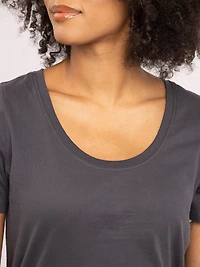 saige scoop neck t-shirt