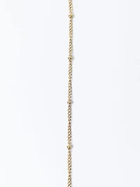 helium bubble initial necklace "D"