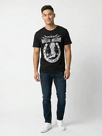 unisex willie nelson graphic tee