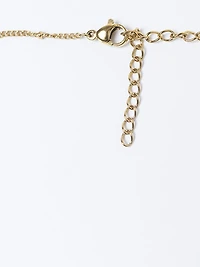 helium bubble initial necklace "R"