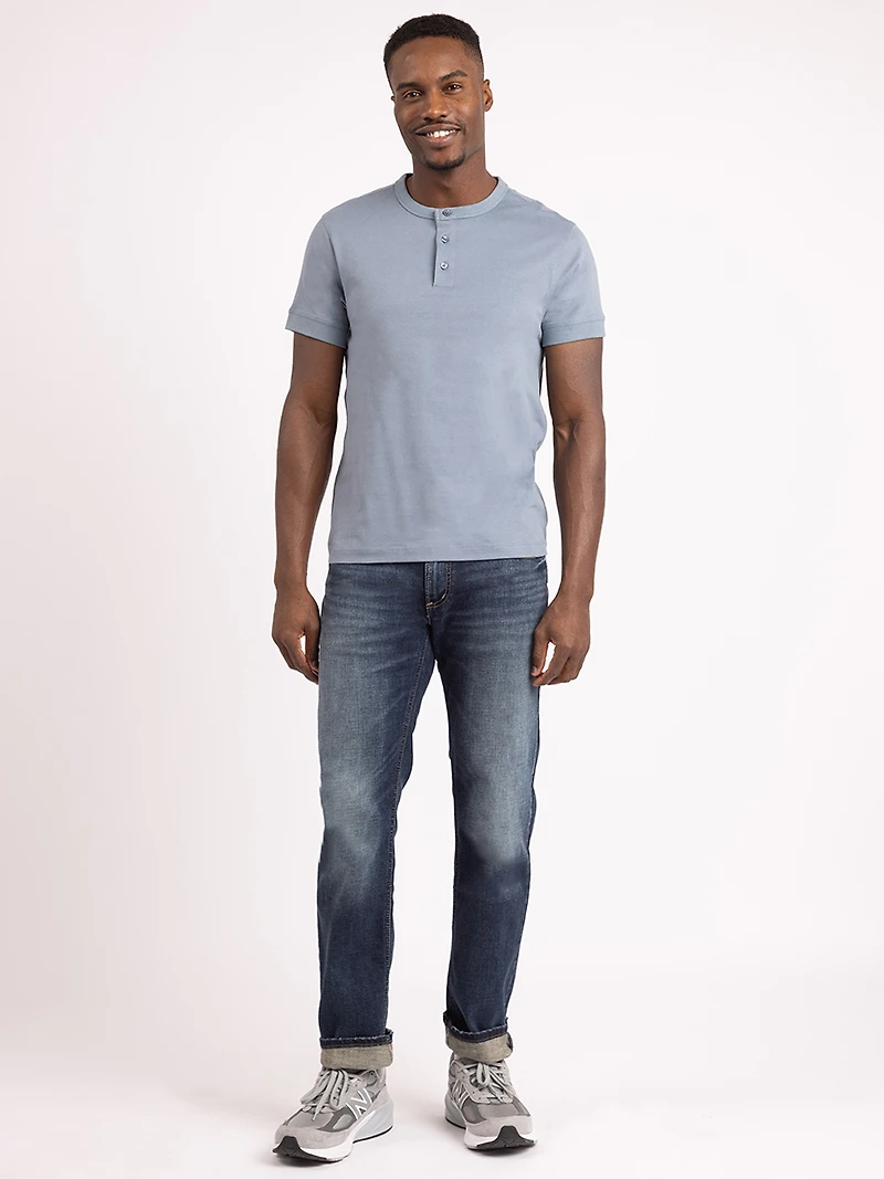 jeremy 3 button henley