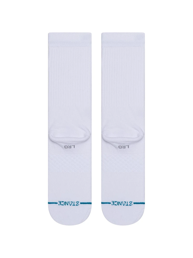 icon crew sock white