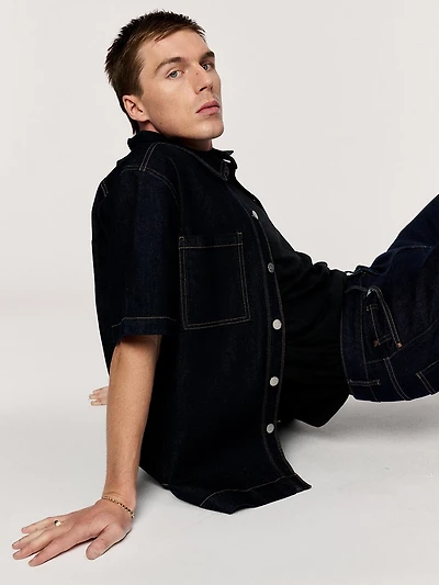 MDW boxy denim shirt