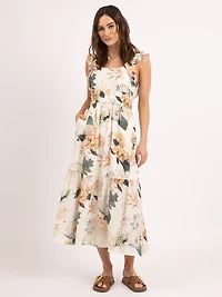 gretchen square neck maxi dress