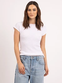 trina crew neck t-shirt