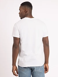 miles v neck basic tee