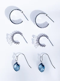3 pack small hoops