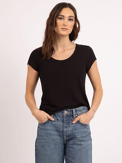 ashlin scoop neck t-shirt