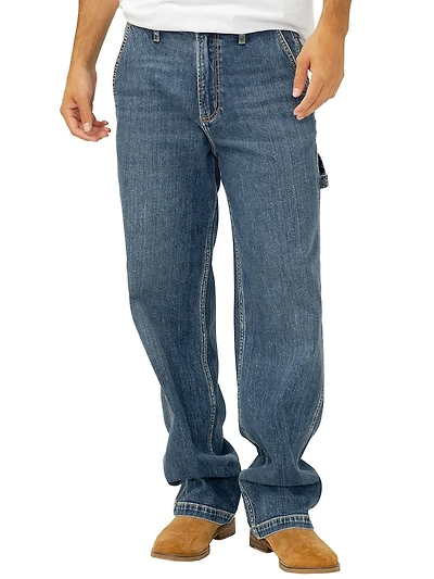Big Guy Baggy Straight Leg Utility Jeans