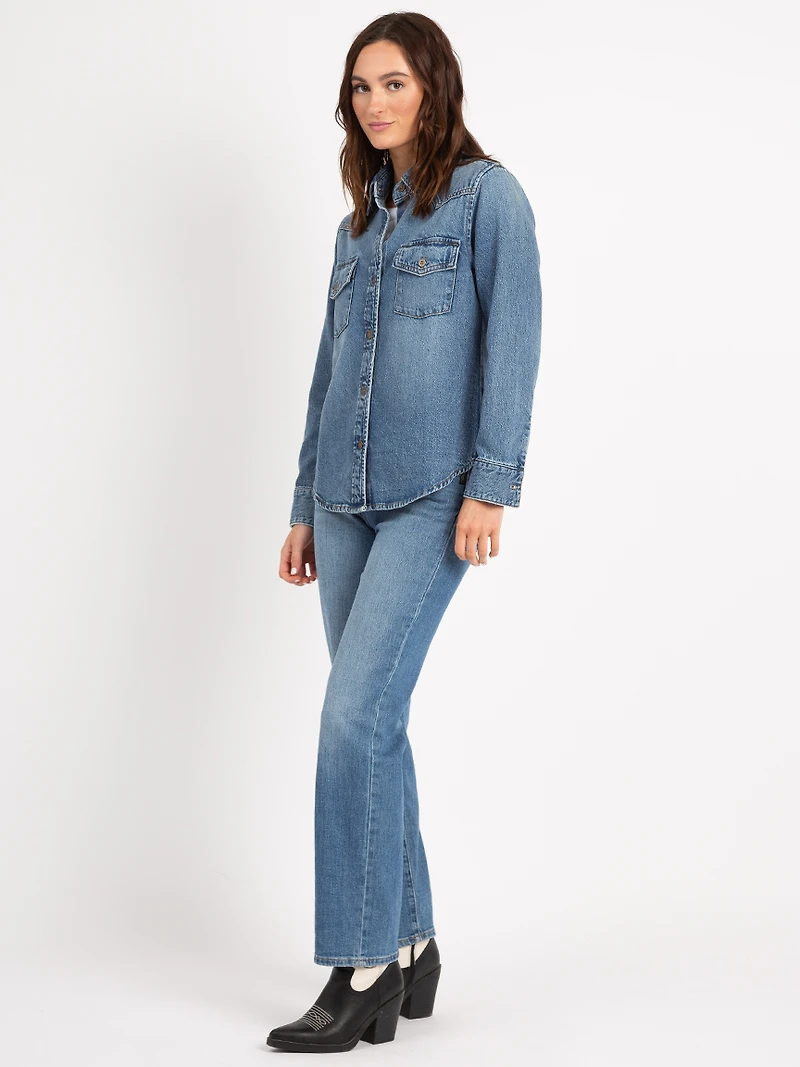 lainey denim shirt