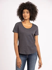 saige scoop neck t-shirt