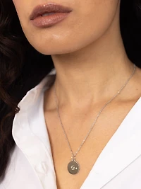 dainty zodiac necklace silver