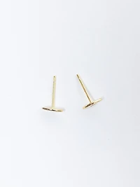 astra stud earrings gold