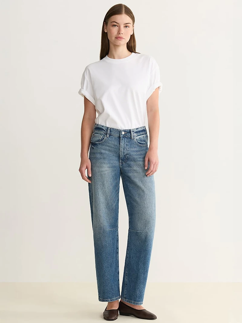 BNA soft curve barrel jeans sadie