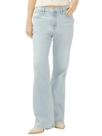 90s Mid Rise Baggy Bootcut Jeans