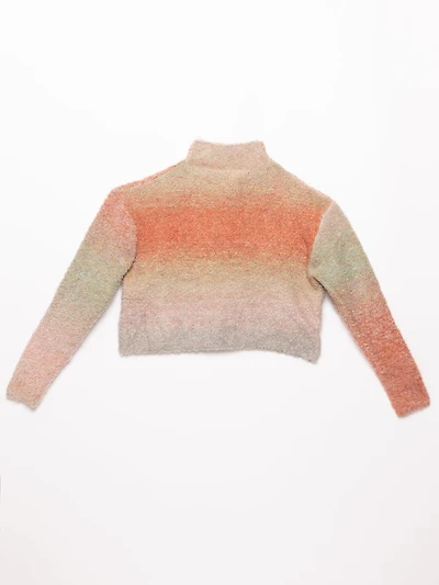 boucle crewneck sweater