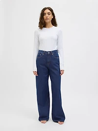 tokyo wide leg jean dark authentic