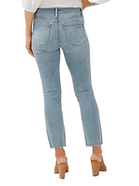 Most Wanted Mid Rise Ankle Straight Jeans