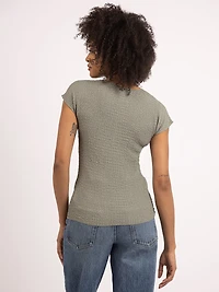 trina crew neck t-shirt