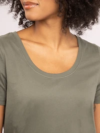 saige scoop neck t-shirt