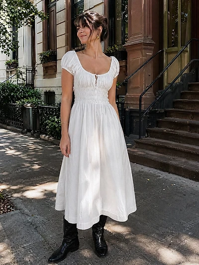 BIG sky poplin dress
