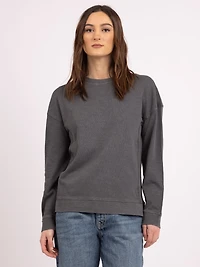 joni crew neck top
