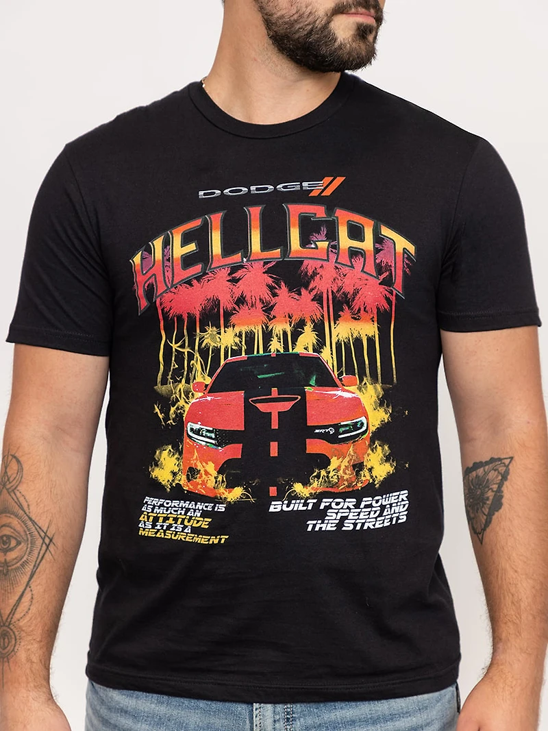 dodge hellcat unisex graphic tee