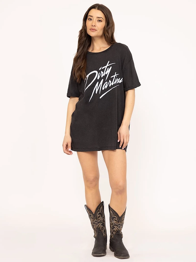 dirty martini oversized tee