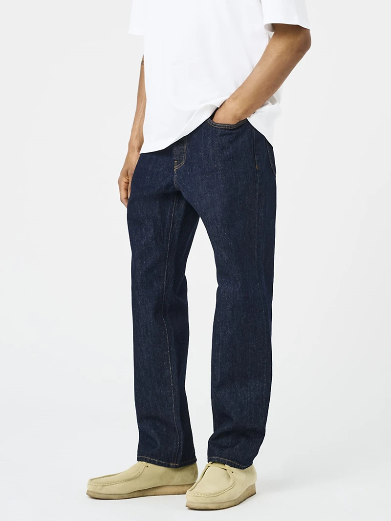 edge straight jean rinse