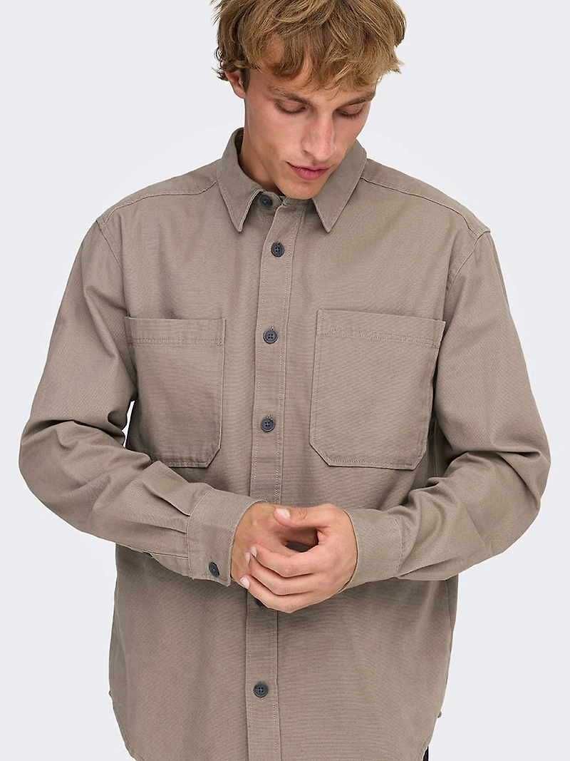 alp canvas overshirt
