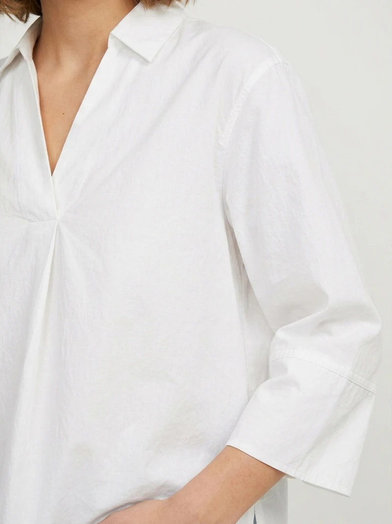 caro poplin blouse