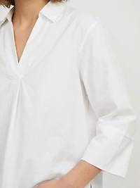 caro poplin blouse