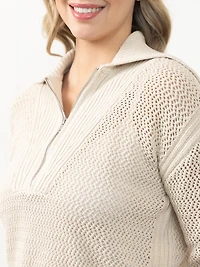 quarter zip sweater