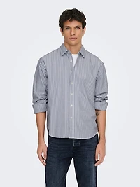 giorgio relaxed stripe shirt