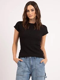 trina crew neck t-shirt
