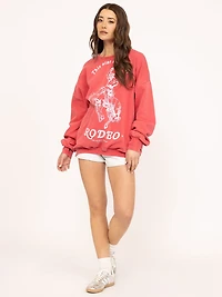 ain't my first rodeo oversized crewneck