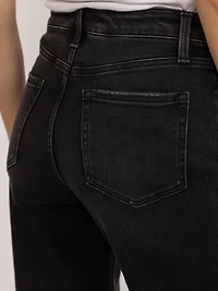 high rise loose fit jean