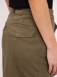 utility skirt burnt olive