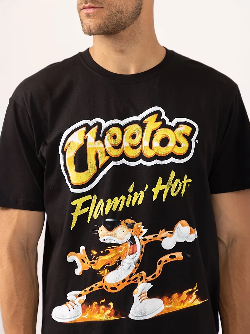 cheetos flamin hot graphic tee
