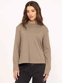 long sleeve tee olive