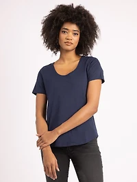 saige scoop neck t-shirt