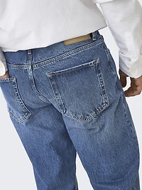 edge straight jean medium wash