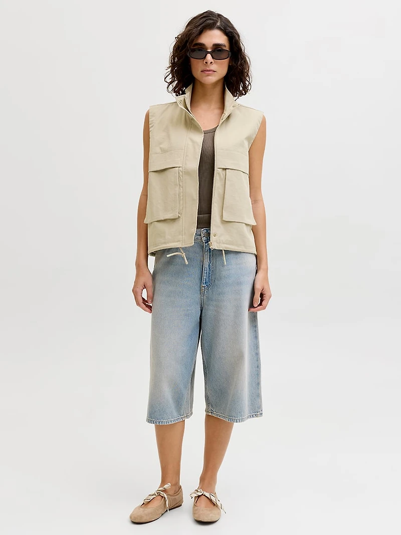 kyoto baggy denim shorts